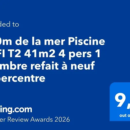 200m De La Piscine Wifi T2 41m2 4 Pers 1 Refait à Neuf Hypercentre * Cabourg